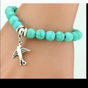 Bohemian Turquoise Love Bracelet Men Femme Vintage